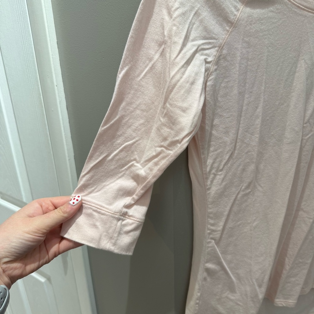 Calia by Carrie Underwood Women's Light Pink Top-Lg - Picture 3 of 8